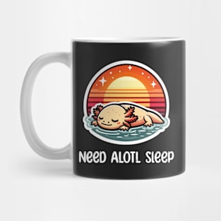 Cute Axolotl Sleeping Mug